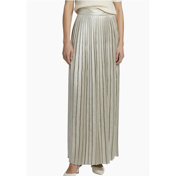 Toccin Dillon Pleated Maxi-Skirt Size 6 - Picture 3 of 12